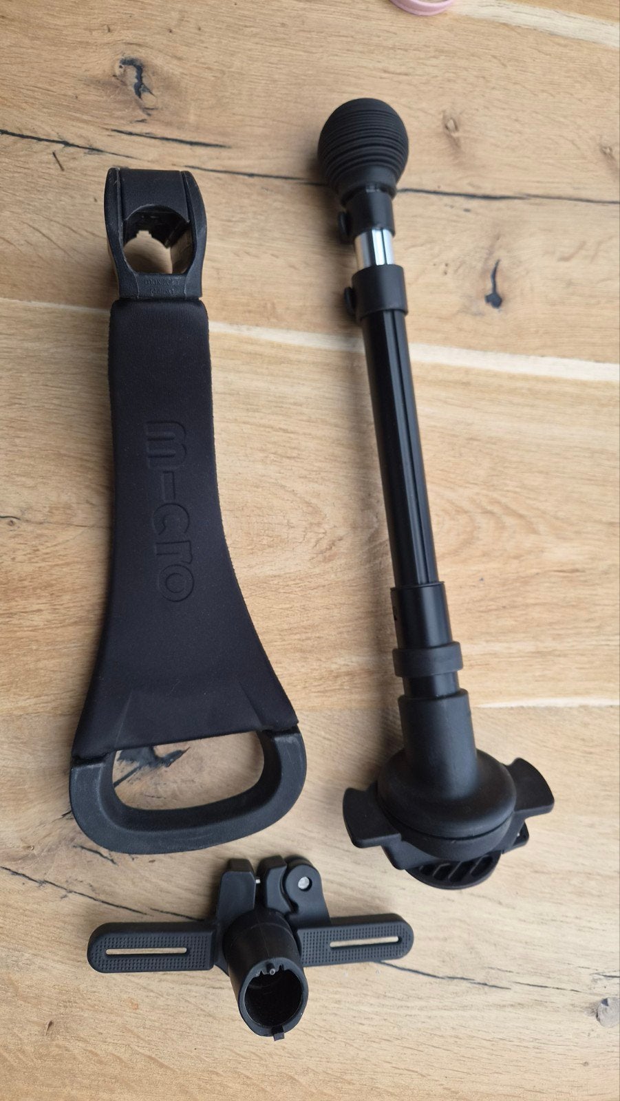 Zitje met duwstang voor Micro Mini Step, Ophalen, Zo goed als nieuw, Gewone step