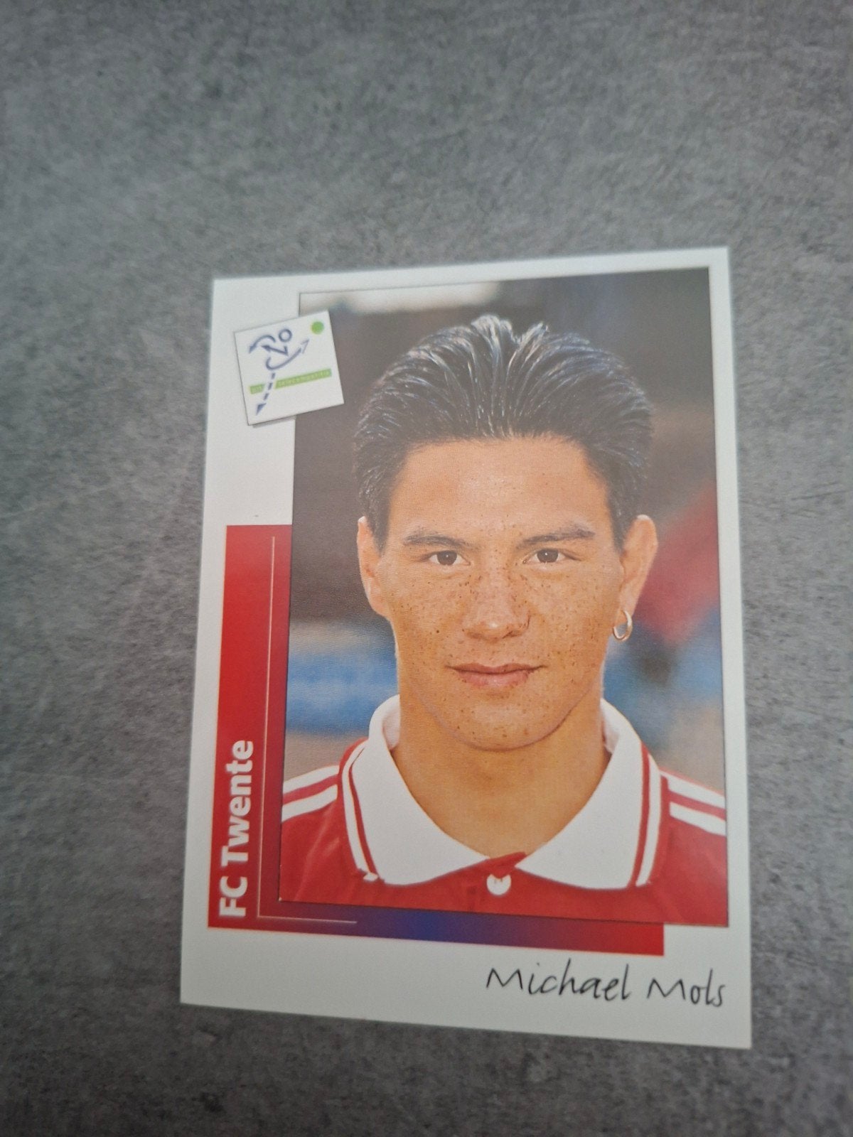 Panini sticker Voetbal 96. Michael Mols FC Twente., Ophalen of Verzenden, Zo goed als nieuw, Sticker