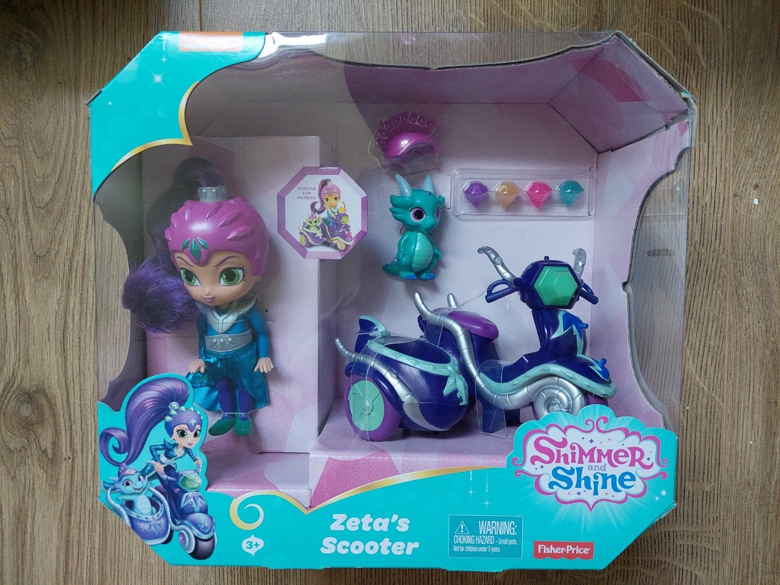 Nieuw! Speelset Shimmer & Shine Zeta Nazboo met Scooter, Verzamelen, Verzenden, Nieuw
