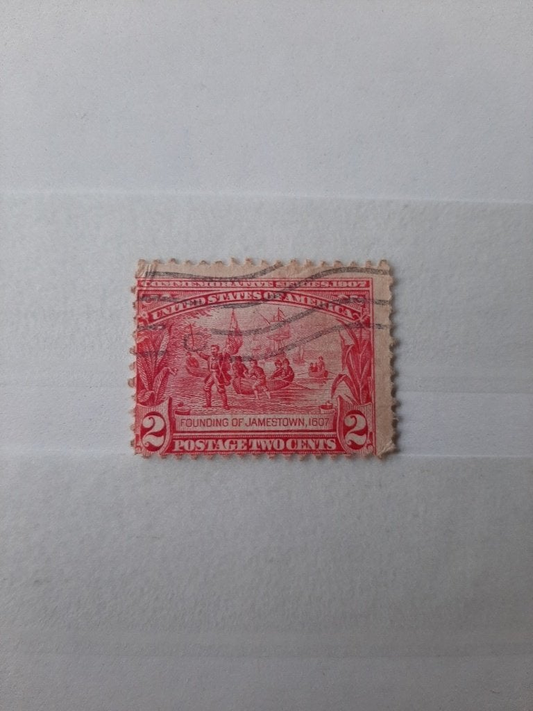 Amerika 1907, Jamestown, Ophalen of Verzenden, Gestempeld, Noord-Amerika