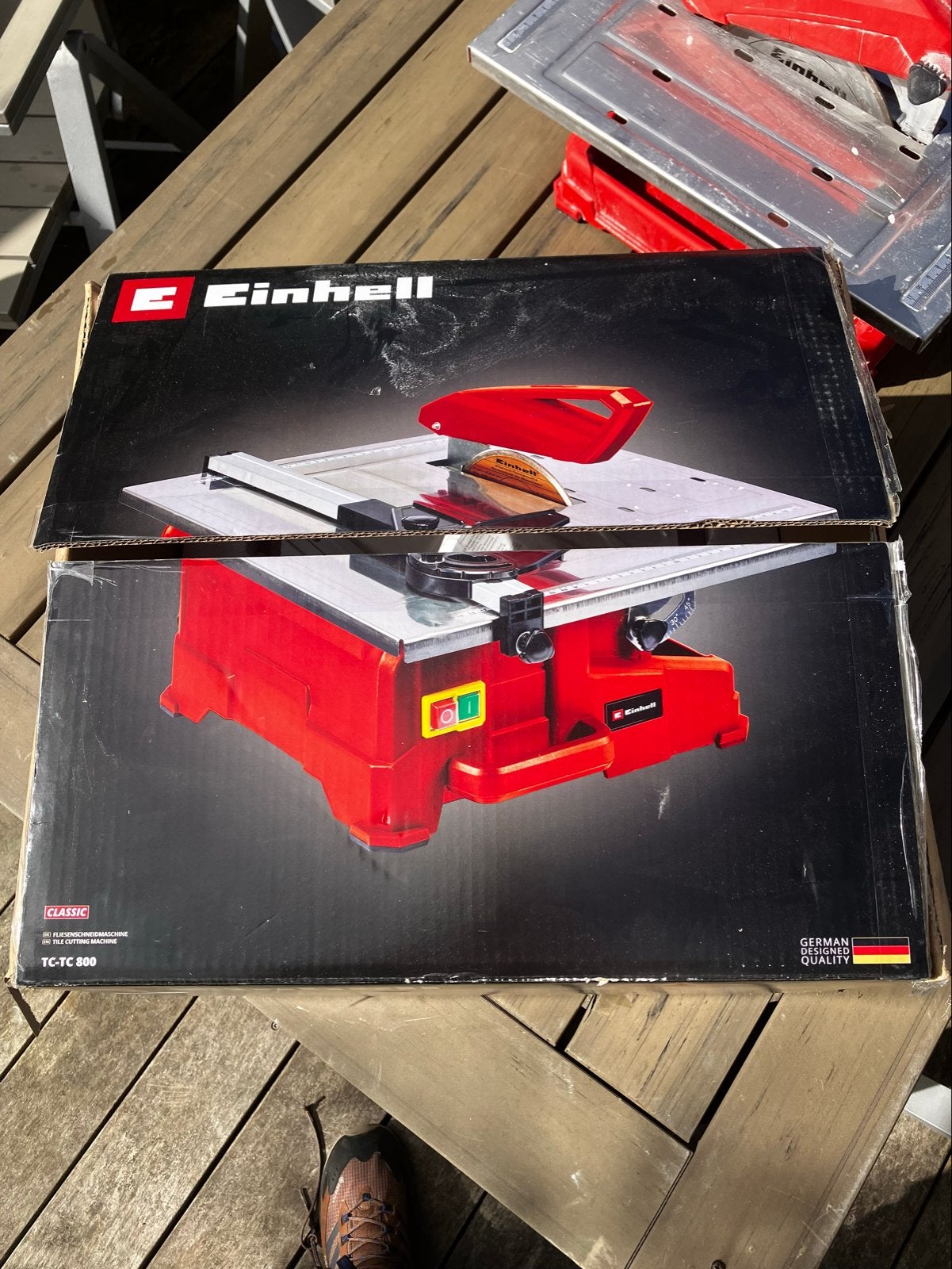 Einhell Tegelsnijmachine TC-TC 800 - Zo goed als nieuw, Ophalen of Verzenden, Zo goed als nieuw