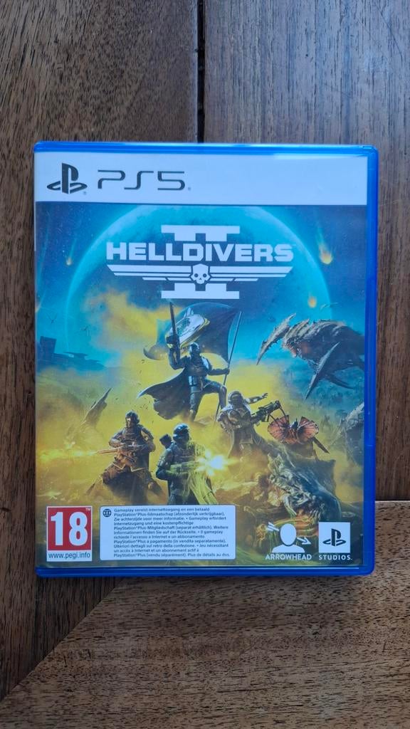 Helldivers 2, Spelcomputers en Games, Games | Sony PlayStation 5, Zo goed als nieuw, Avontuur en Actie, Vanaf 18 jaar, Online