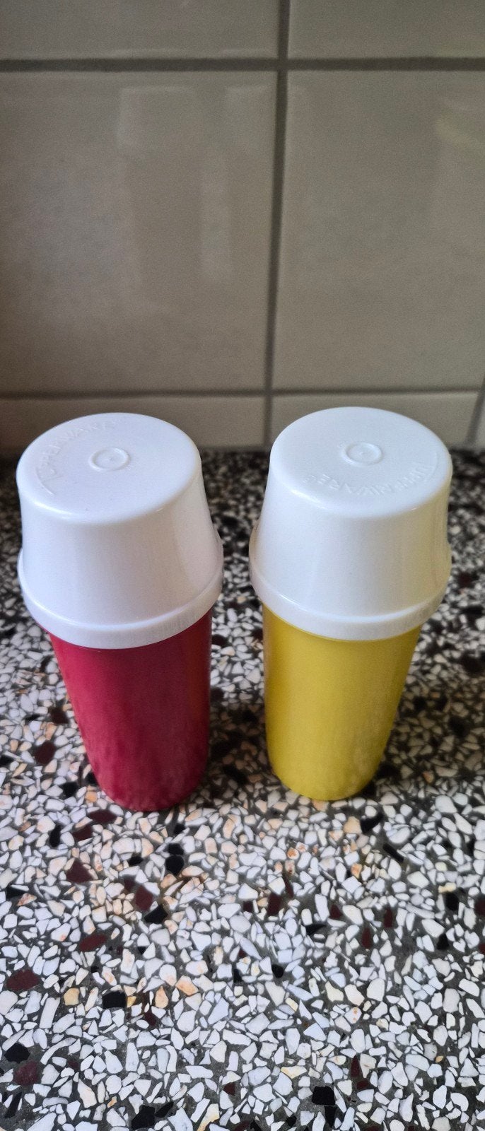 Vintage Tupperware pompjes - NIEUW NOOIT GEBRUIKT, Met deksel, Overige typen, Nieuw, Ophalen of Verzenden