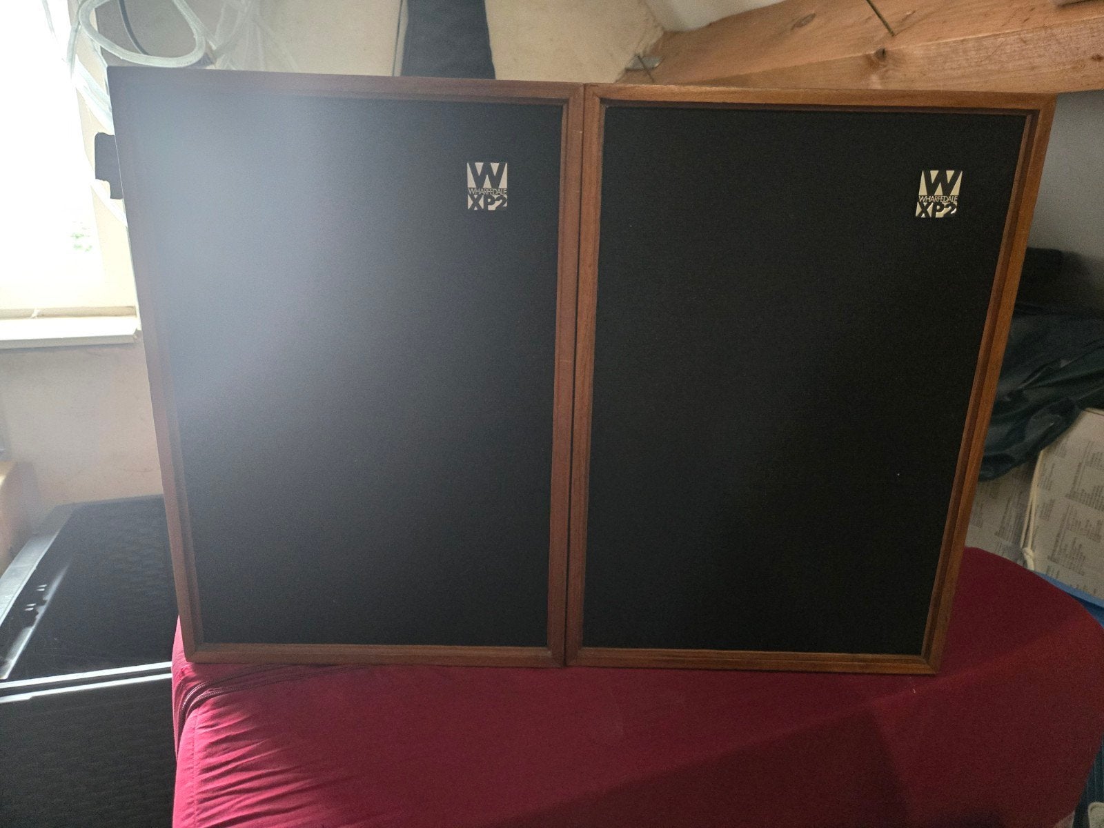 Wharfedale Denton XP2 Boekenplank Luidsprekers, Ophalen, Gebruikt, Wharfedale, Minder dan 60 watt