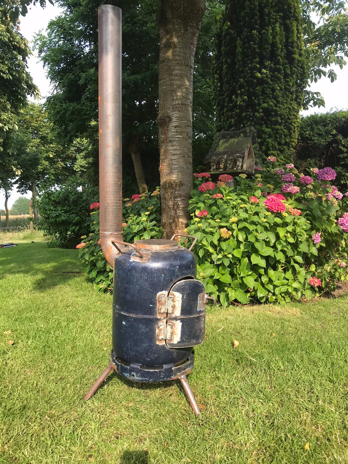 Potkachel stoofkachel terrashaard houtkachel tuinkachel hout, Ophalen, Nieuw