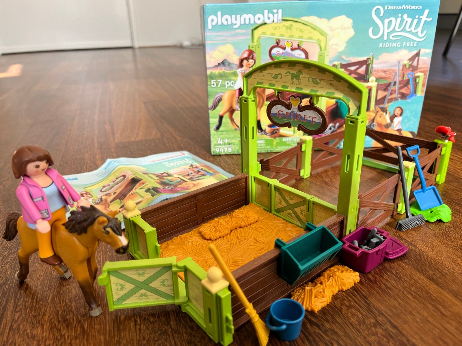 Playmobil Spirit Riding Free - Lucky's Kamer in de Stal, Gebruikt, Complete set, Overige typen, Ophalen of Verzenden