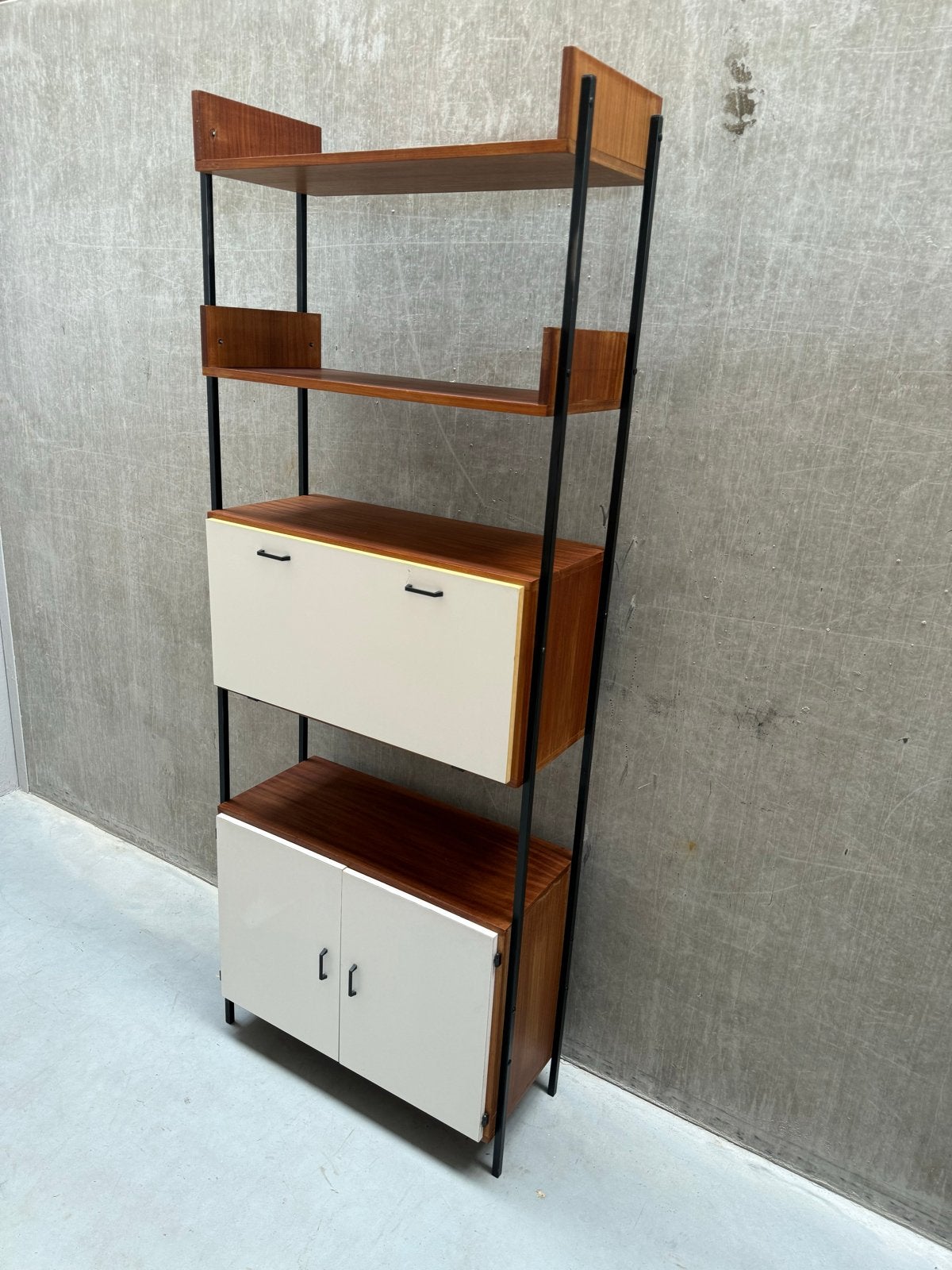 Vintage Simpla Lux Wandmeubel Kast Deens Design 1960's, Ophalen