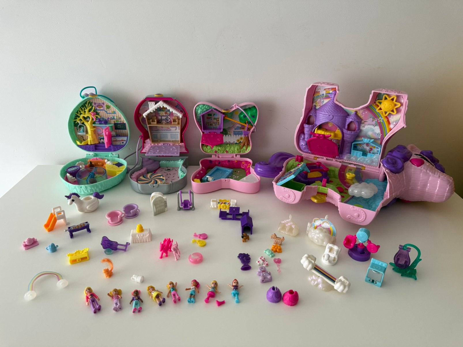 Polly pocket set, Ophalen of Verzenden, Zo goed als nieuw