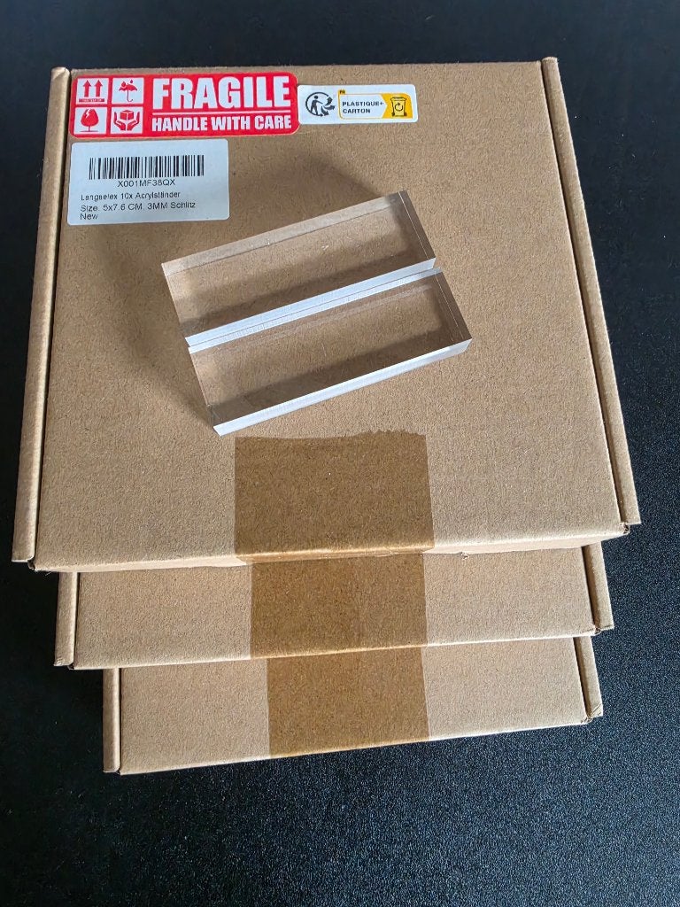 28x Transparante Acryl Displayhouder 5 x 7,6 cm – Nieuw, Verzenden, Nieuw
