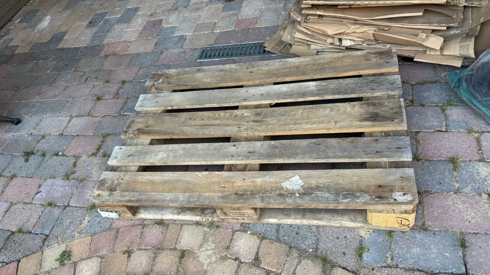 Gebruikte Europallet, Doe-het-zelf en Verbouw, Hout en Planken, Ophalen