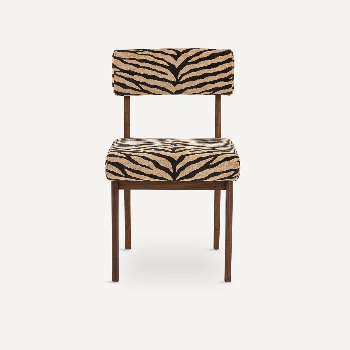 Eetkamerstoel AM.PM met Zebraprint - Stijlvol en Comfortabel, Ophalen, Overige kleuren, Nieuw, Eén