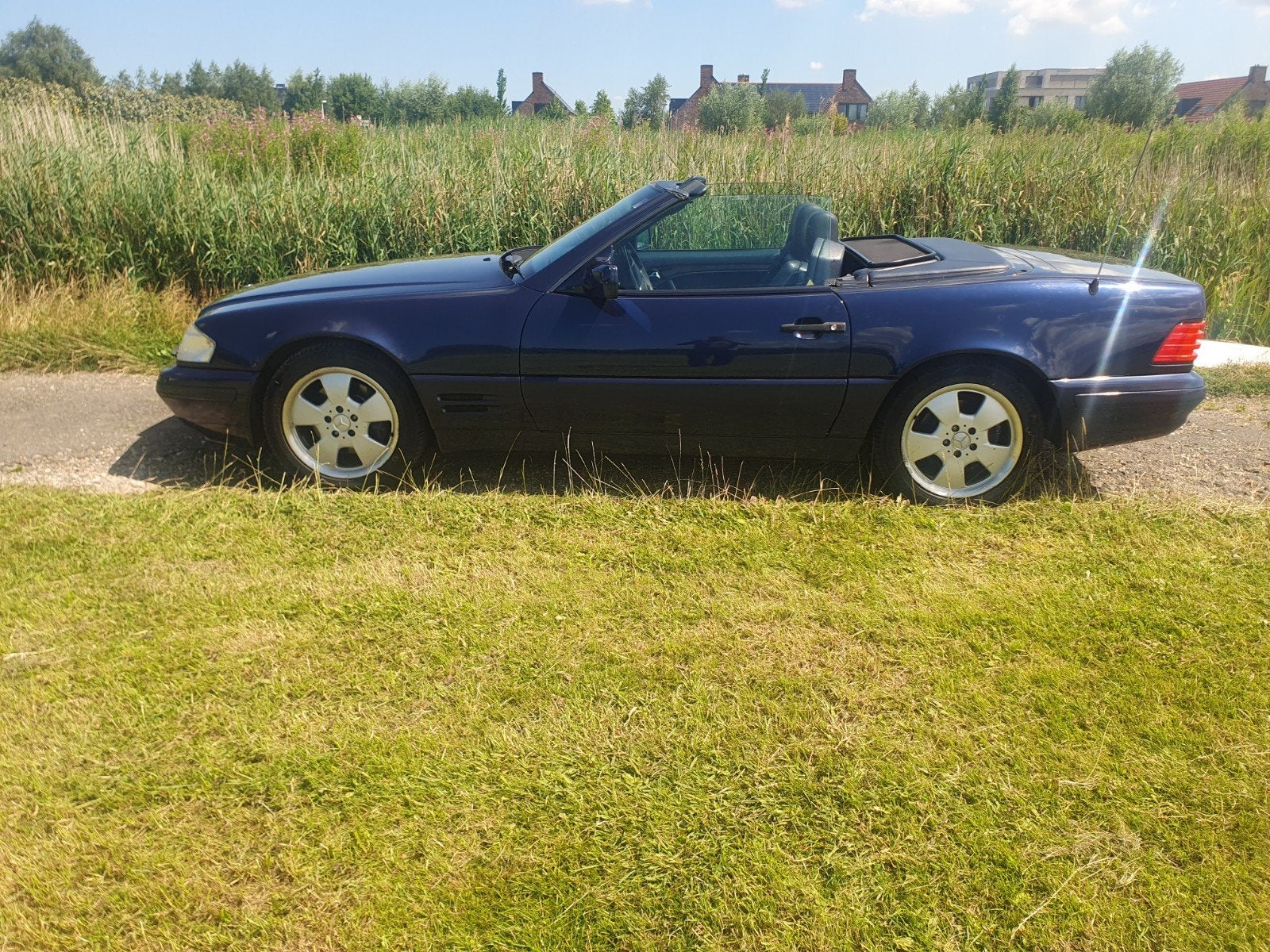 Mercedes-Benz SL 5.0 500 SL AUT U9 1997 Blauw, Achterwielaandrijving, 4973 cc, 8 cilinders, Cabriolet