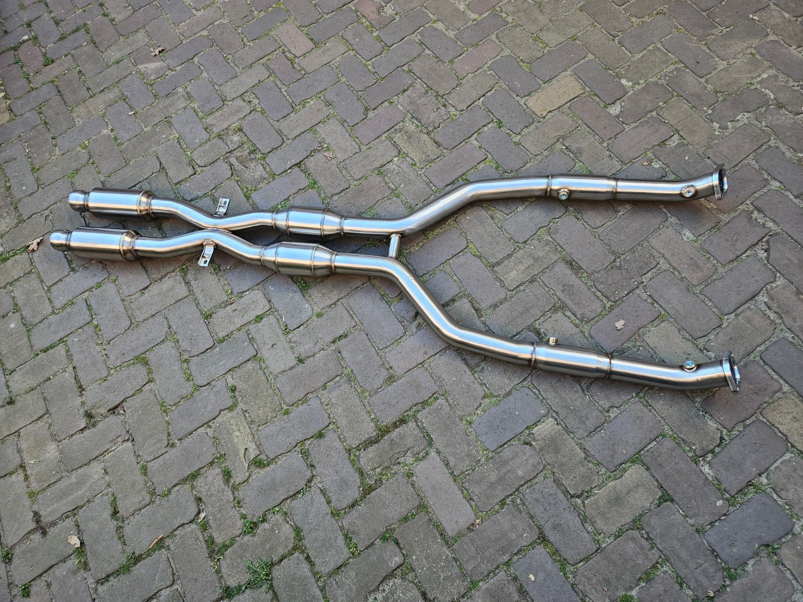 Uitlaat rvs midpipe met sport kats BMW M3 V8 E90 E92 E93 ZIE, Ophalen of Verzenden, PERFORMANCE-EXHAUST.NL, INFO@PERFORMANCE-EXHAUST.NL