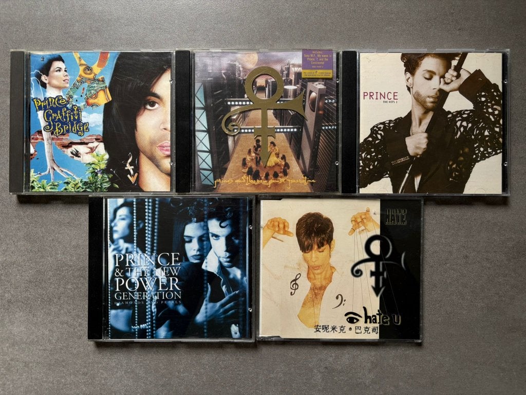 Prince 6x cd - Graffiti Bridge, Most, I Hate U & Symbol/ NPG, Cd's en Dvd's, Ophalen of Verzenden, Zo goed als nieuw
