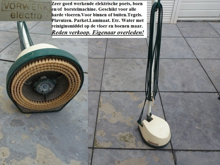 ElektrischeBoenmachine.Poetsmachine.Borstelmachine.220.Volt., Ophalen of Verzenden, Zo goed als nieuw, Overige typen