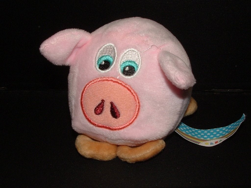 CEBA VARKEN VELOURS ROZE MET GROTE GROENE, Verzenden, Nieuw, Overige typen