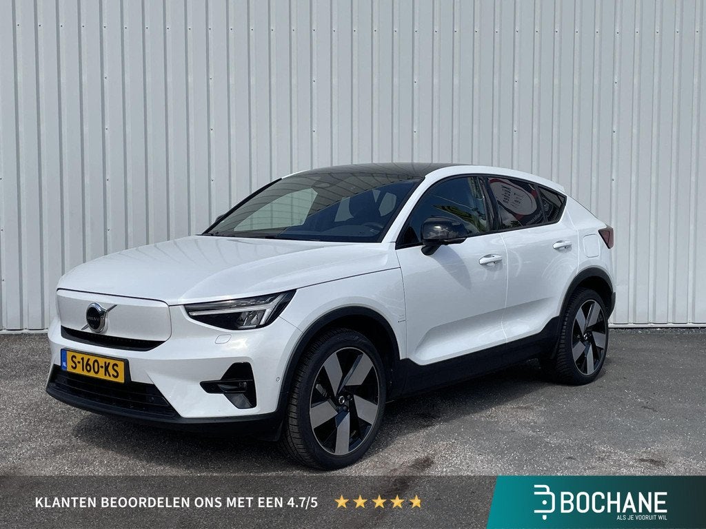 Volvo C40 Recharge Twin Ultimate 78 kWh | 94,1 % SOH | Panor, Auto's, Volvo, Stof, Huisgarantie, Met garantie (alle), Wit