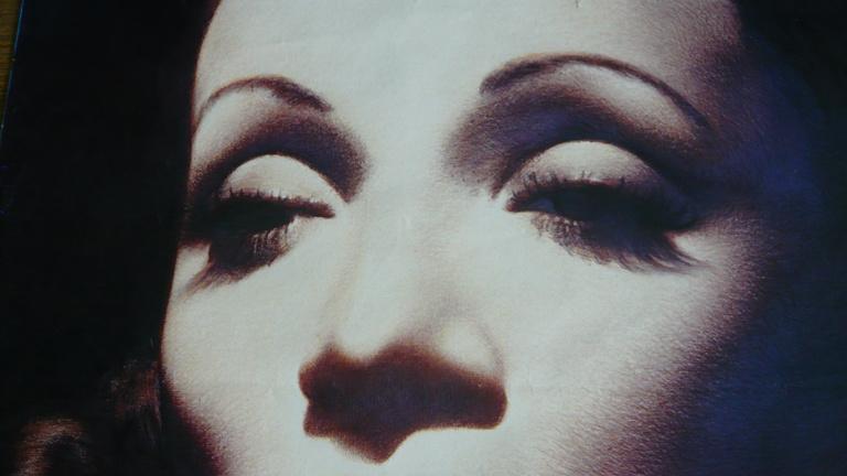 MARLENE DIETRICH poster, Rechthoekig Staand, Deurposter of groter, Ophalen of Verzenden, Zo goed als nieuw
