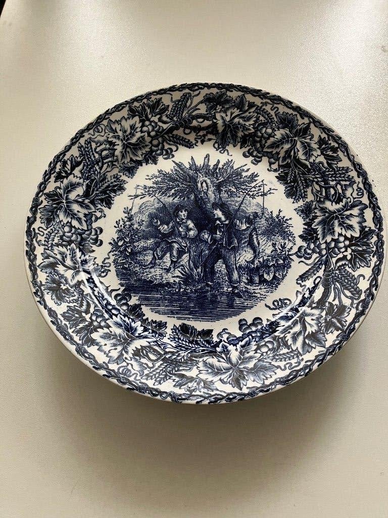 Delfts blauwe wandborden 3x, Antiek en Kunst, Ophalen