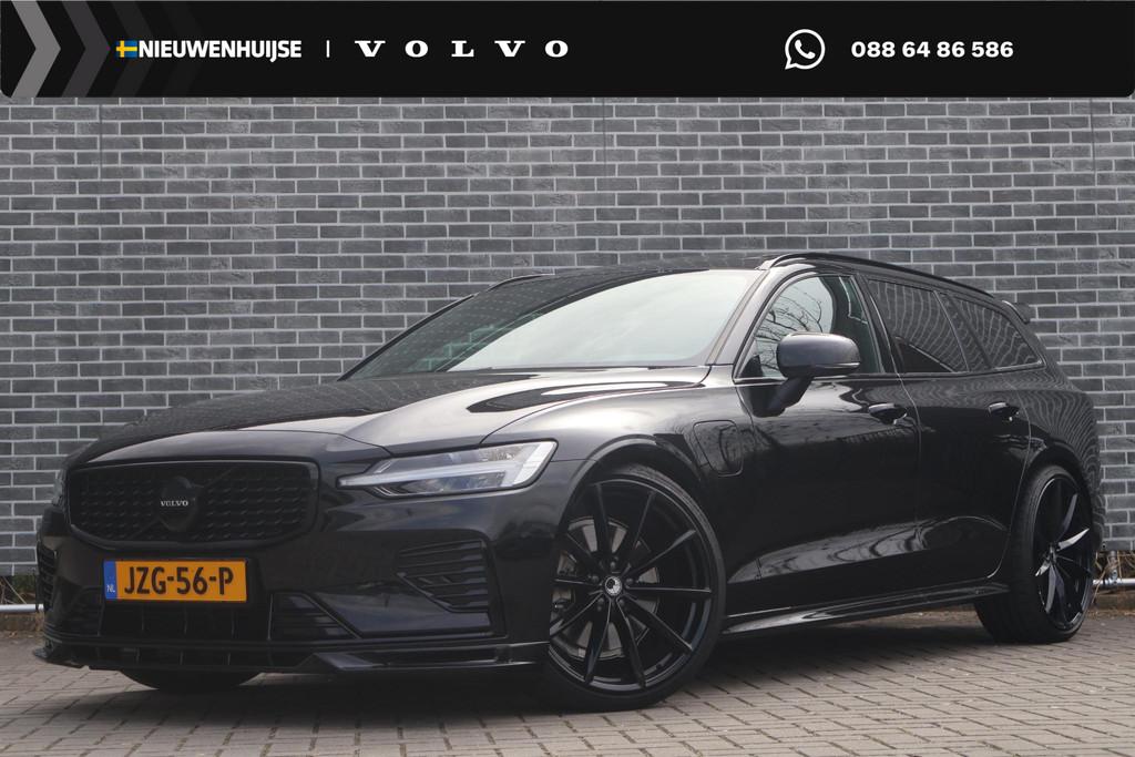 Volvo V60 2.0 T8 Plug-in Hybrid AWD Performance Edition | Pa, Auto's, 12 maanden, Euro 6, 4 cilinders, Zwart