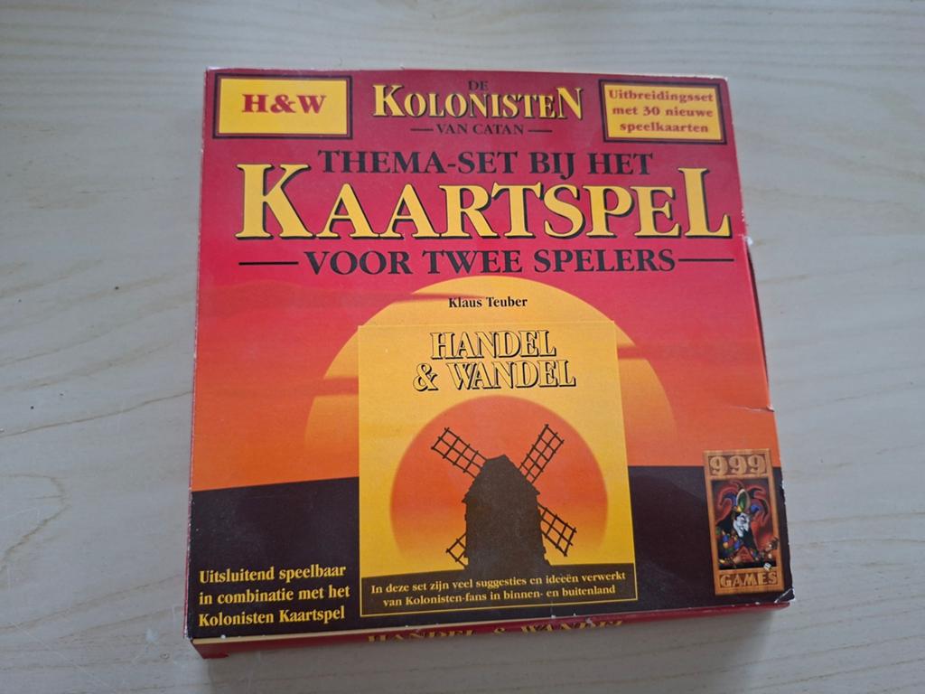 Kolonisten van Catan Kaartspel: Handel & Wandel uitbreiding, Een of twee spelers, Ophalen of Verzenden, Zo goed als nieuw, 999 Games