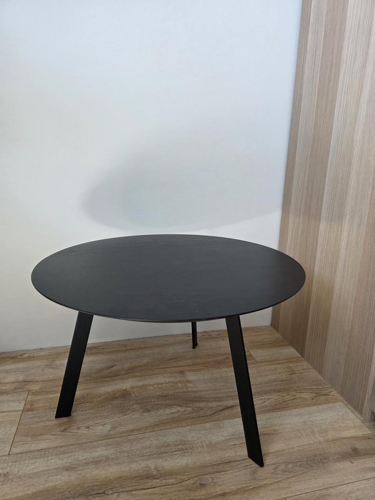 Studio Henk Zwarte Salontafel - Coffee Table 70 cm, Huis en Inrichting, Ophalen, Gebruikt, Rond, 50 tot 100 cm