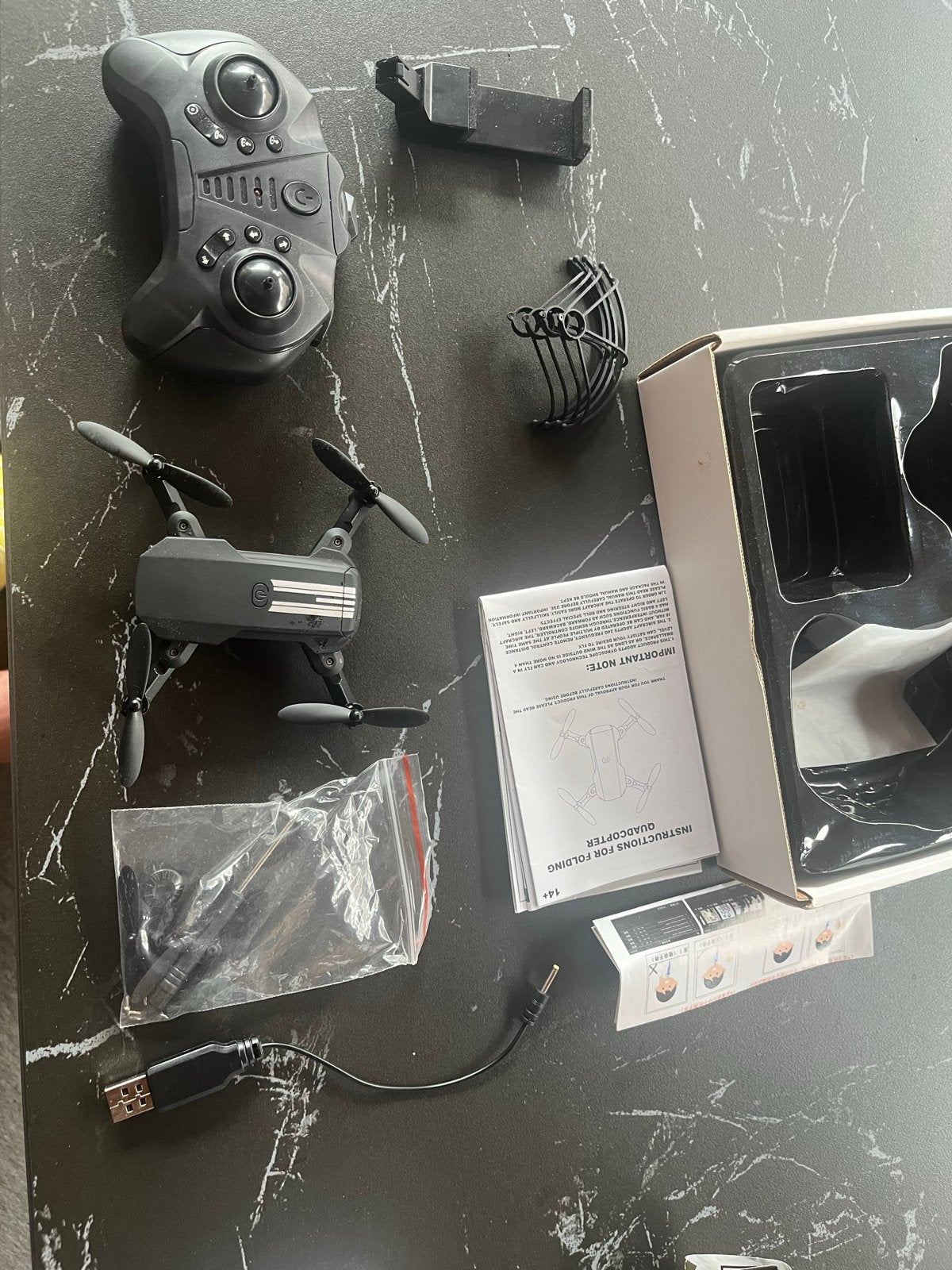 Mini Drone met Camera - Compact en Gebruiksvriendelijk, Audio, Tv en Foto, Overige merken, Minder dan 100 meter, Zo goed als nieuw