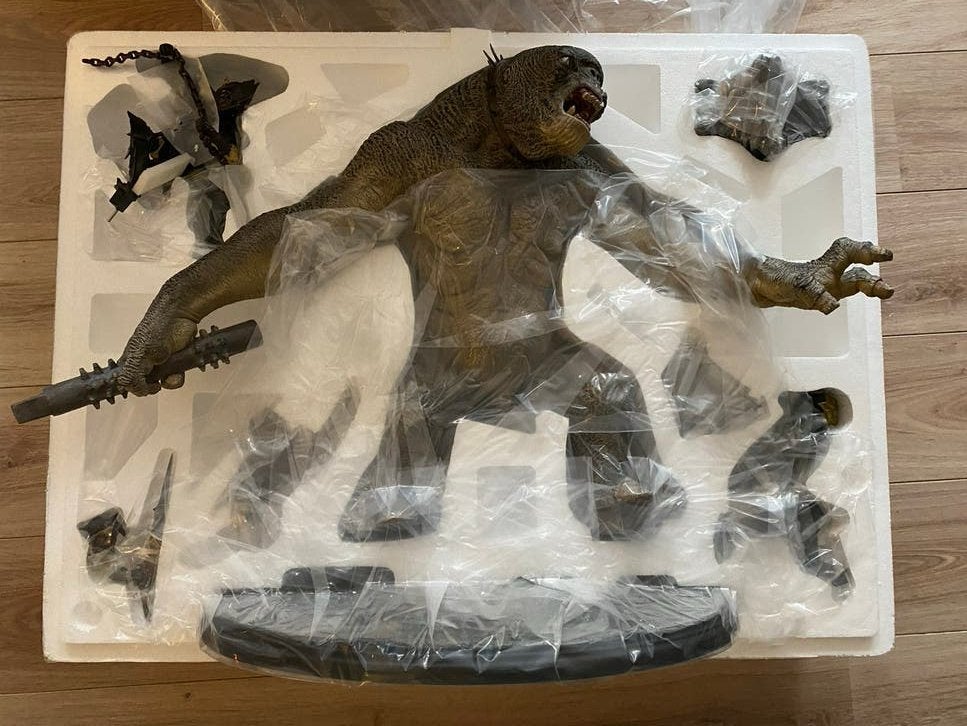 Weta Cave Troll in Moria 1/6 Statue  Lord of the Rings, Ophalen of Verzenden, Nieuw, Beeldje of Buste