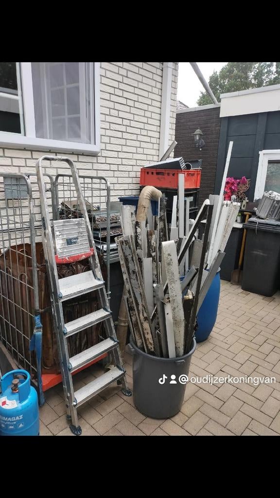 Oud ijzer koning van Eindhoven en omgeving, Ophalen, Gebruikt