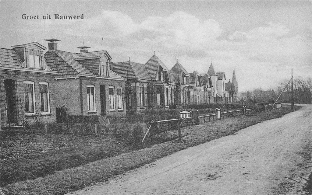 703-436-041 Groet uit Rauwerd, Verzamelen, Ophalen of Verzenden, Voor 1920, Friesland