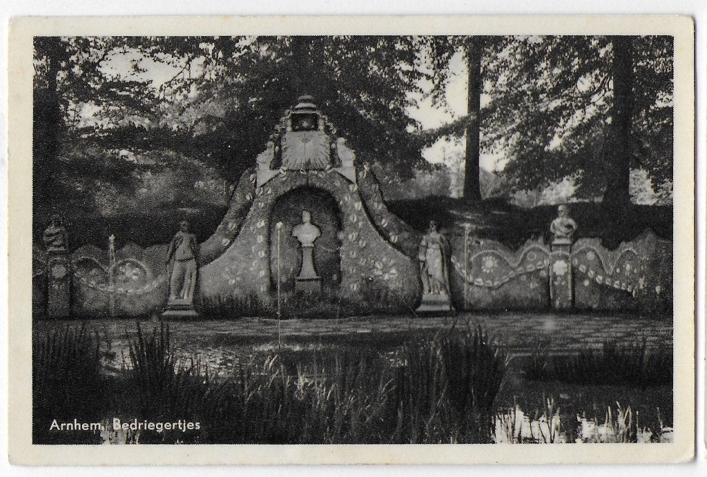 Arnhem de Bedriegertjes Oude gelopen Ansichtkaart ( B3568), Ophalen of Verzenden, 1940 tot 1960, Gelopen, Gelderland