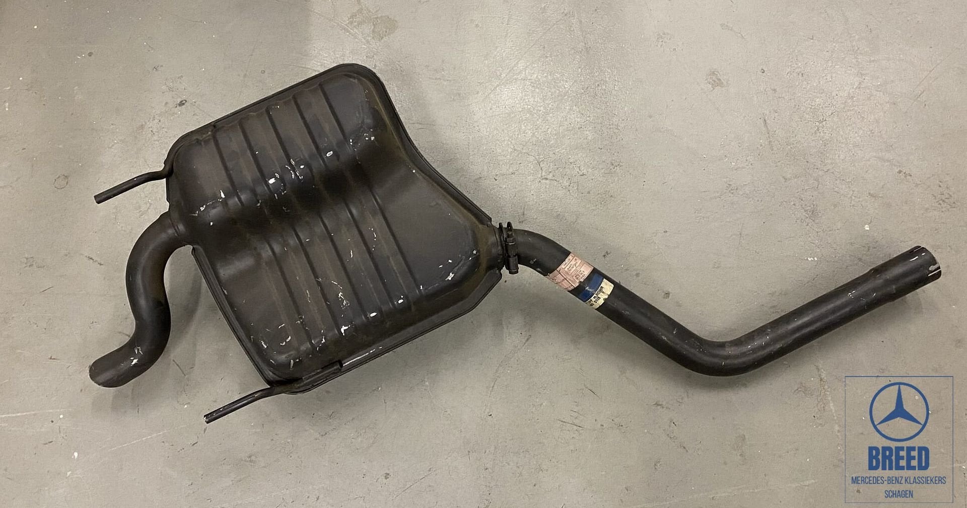 NOS einddemper voor Mercedes-Benz W202 C-Klasse C180, Auto-onderdelen, Uitlaatsystemen, Ophalen, -, Nieuw, -
