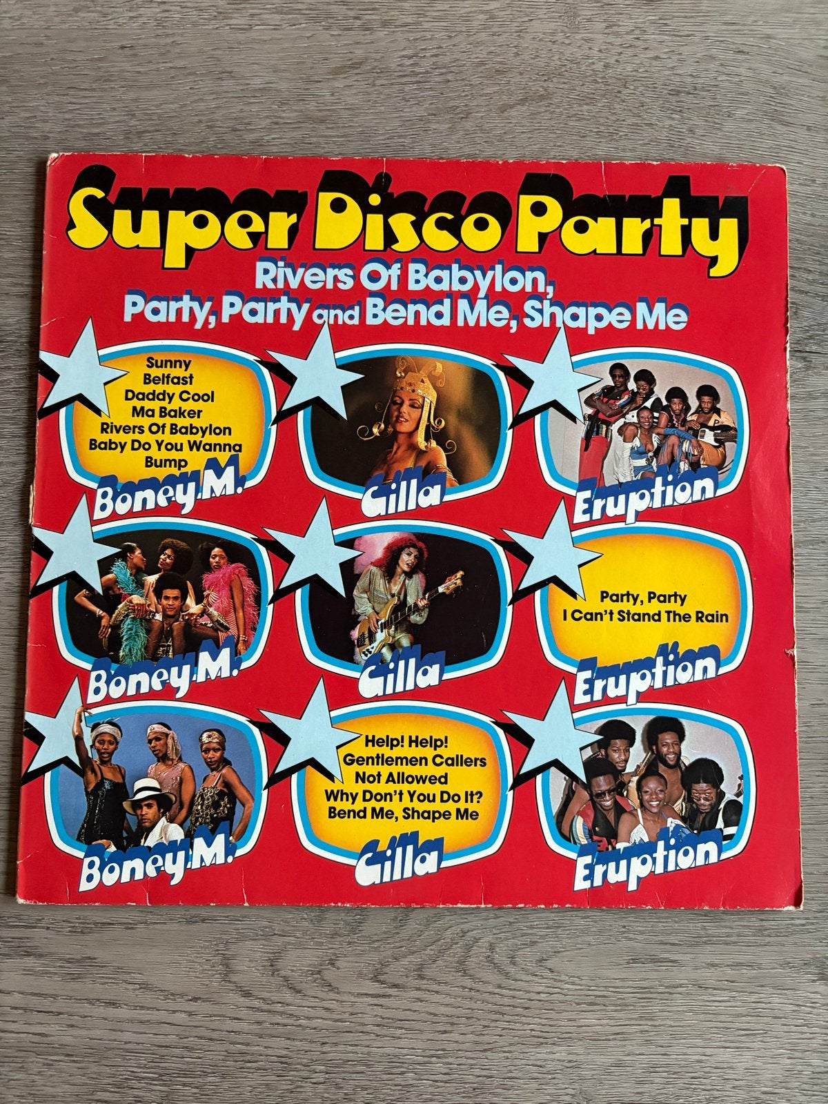 Super Disco Party LP - Boney M., Gilla, Eruption (1978), LP, Gebruikt, Pop, Ophalen of Verzenden
