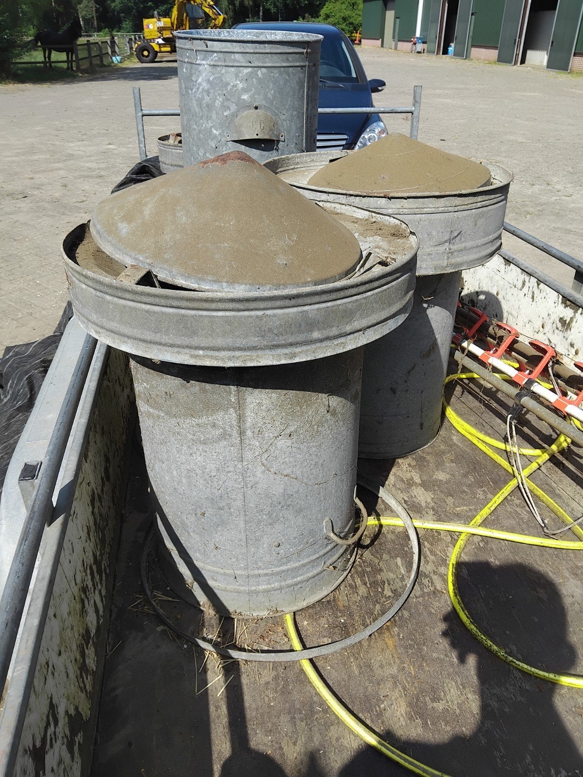 Voer en water installatie kippen., Ophalen of Verzenden, Drinken en Voederen