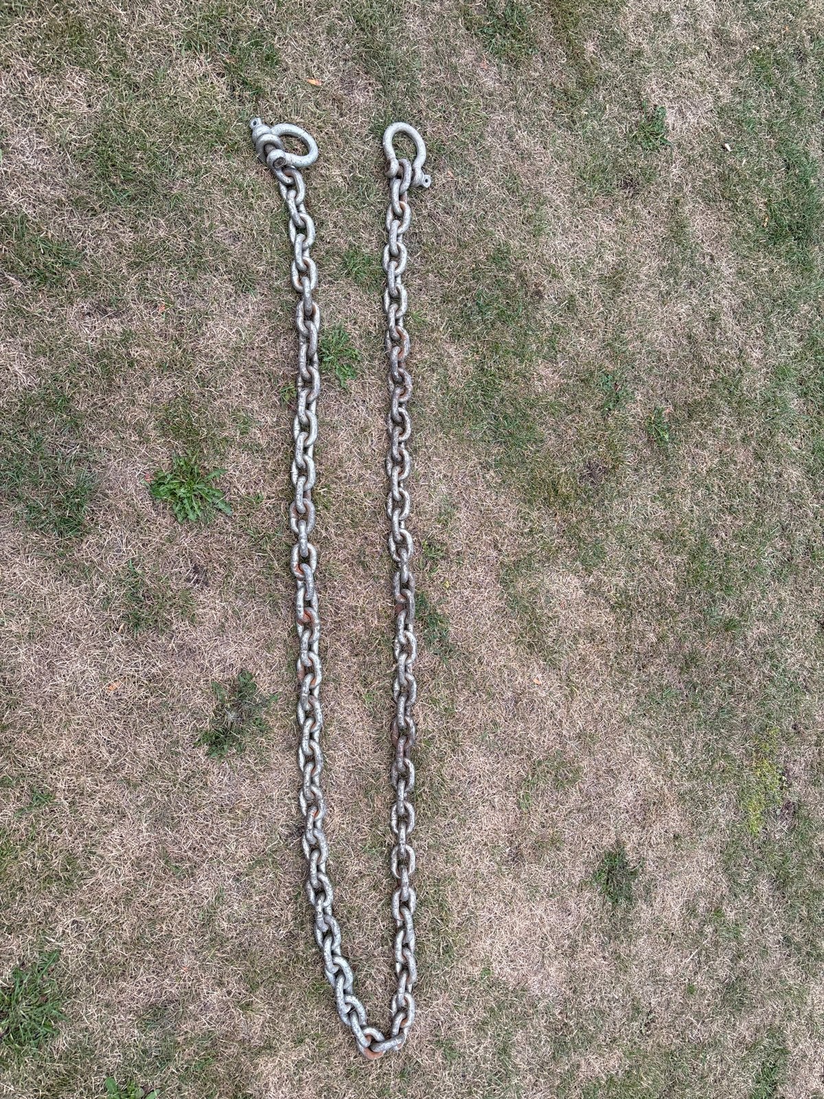 Robuuste ketting met harpsluitingen, gebruikt, Ophalen of Verzenden, Gebruikt, 250 mm of meer, Overige typen