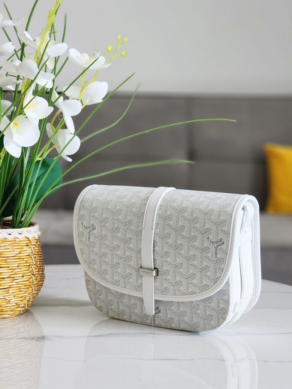 Nieuwe Goyard Schoudertas - Wit, Ophalen of Verzenden, Nieuw, Wit