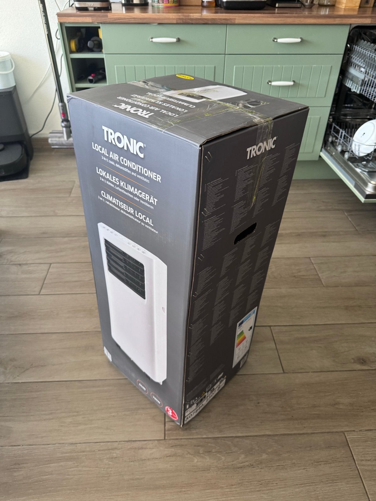 Tronic Mobiele Airco 7000 BTU, Ophalen, Minder dan 60 m³, 2 snelheden, Nieuw