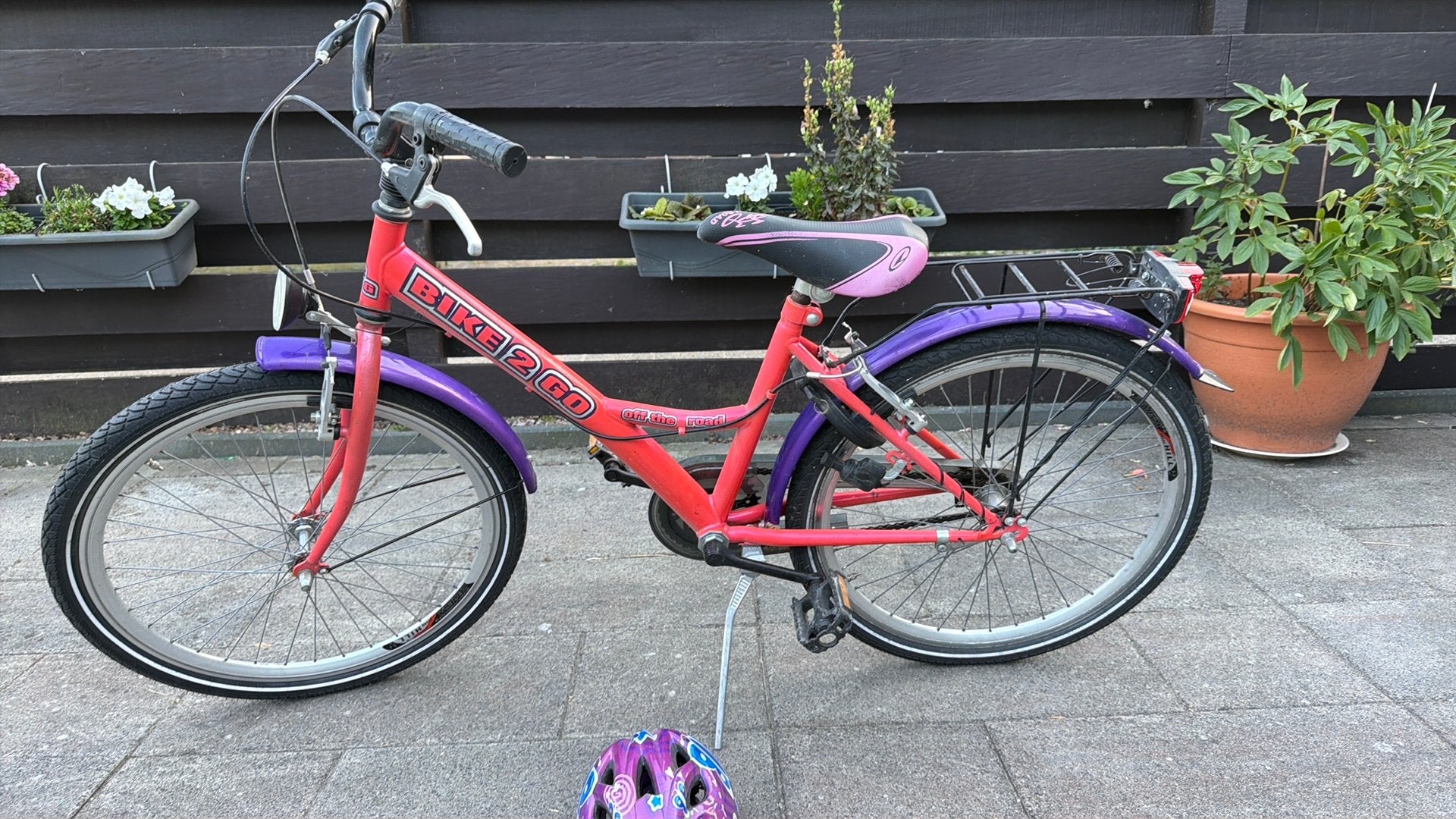 Meisjesfiets, Ophalen, Zo goed als nieuw, Terugtraprem, Minder dan 16 inch