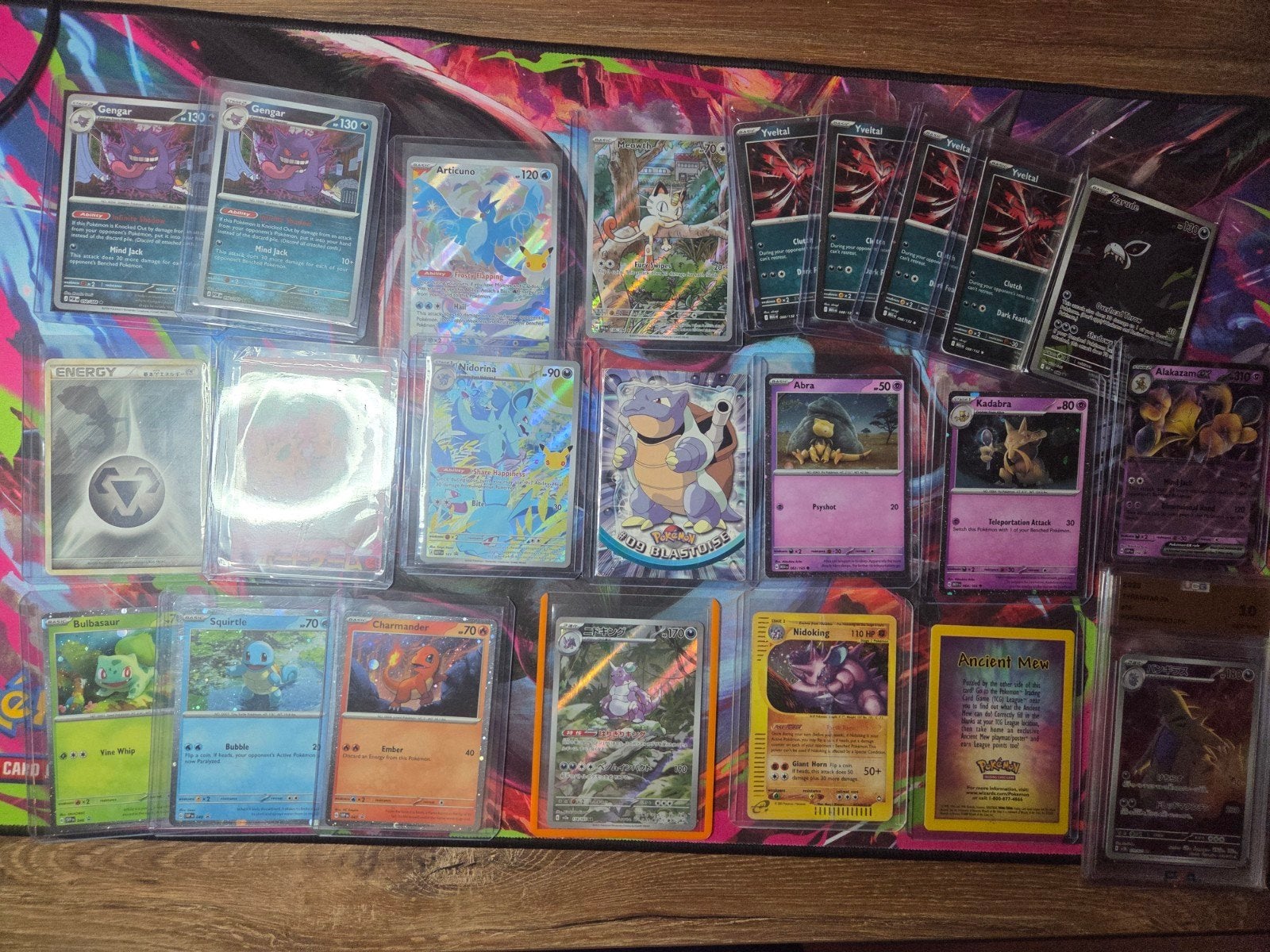 Setje Pokemon Hitjes Promo's 151 Nidoking Tyranitar etc, Ophalen of Verzenden, Nieuw, Meerdere kaarten, Foil
