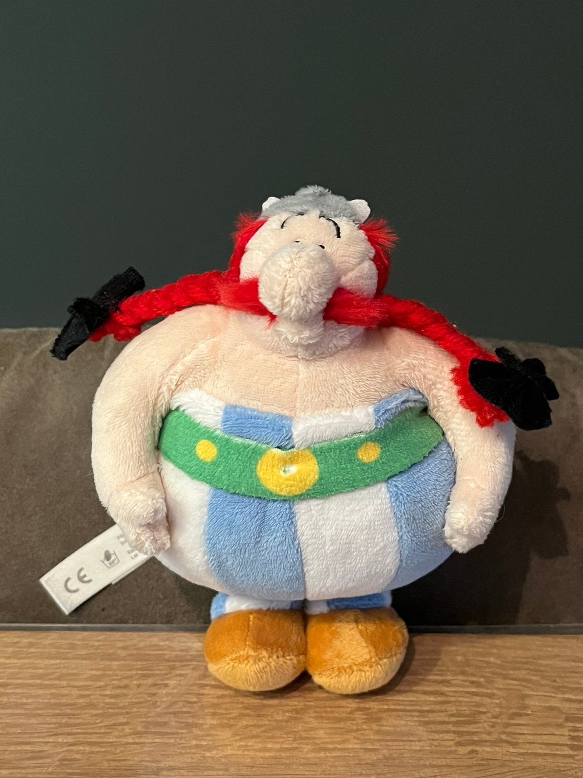 Leuke Asterix knuffel 17cm, Ophalen of Verzenden, Asterix en Obelix, Zo goed als nieuw, Beeldje of Figuurtje