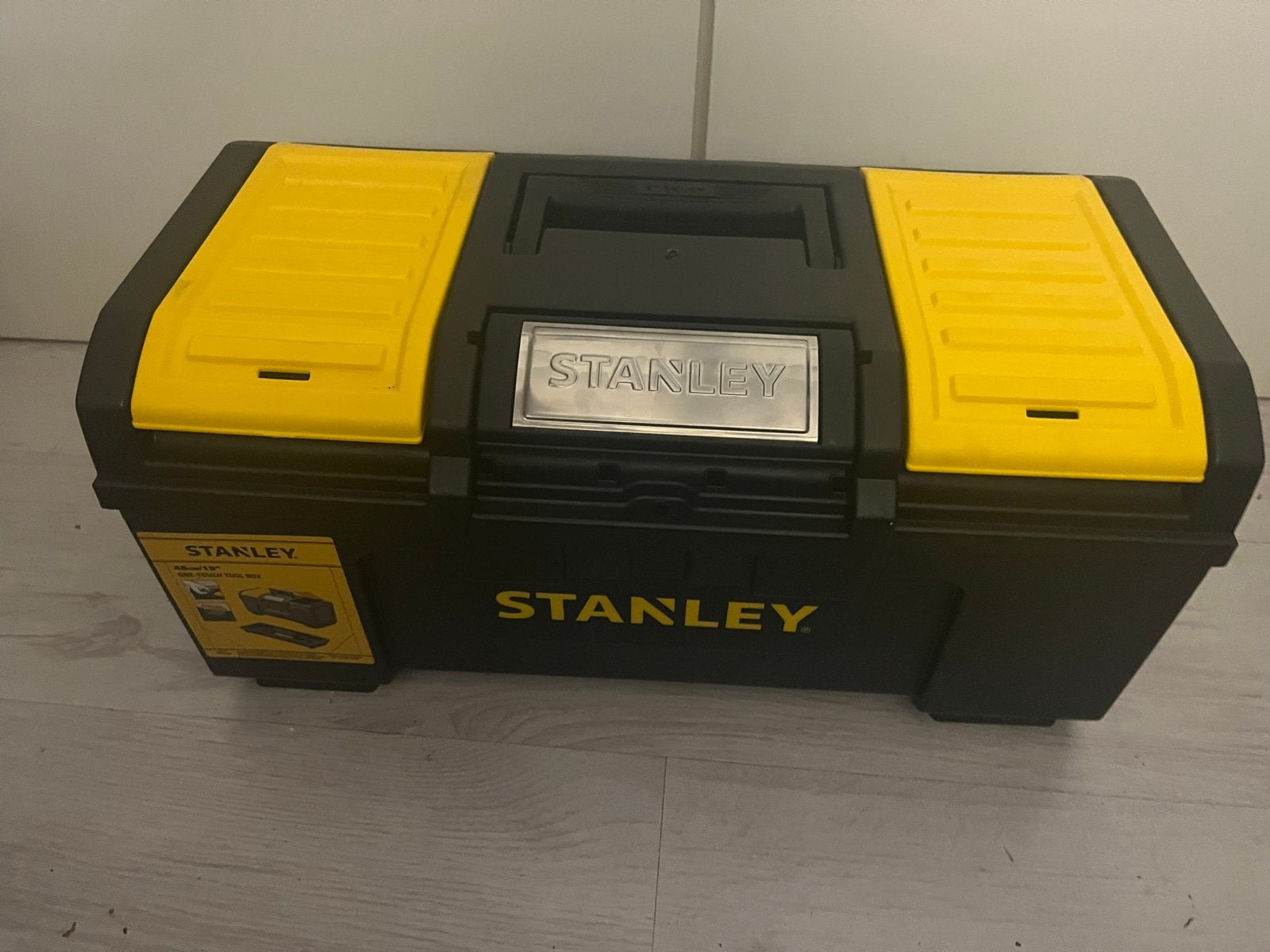 Stanley gereedschapskist gevuld met diverse gereedschappen, Ophalen, Gevuld, Gebruikt