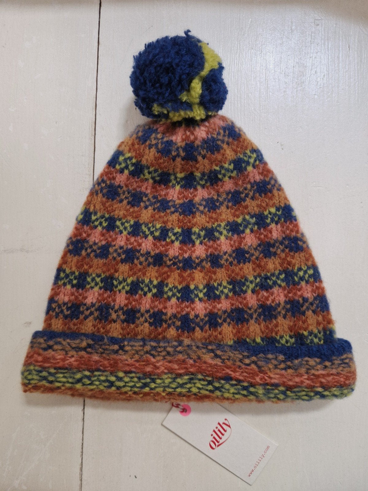Oilily muts met pompon - NIEUW, Kleding | Dames, Oilily, Verzenden, Nieuw, Muts