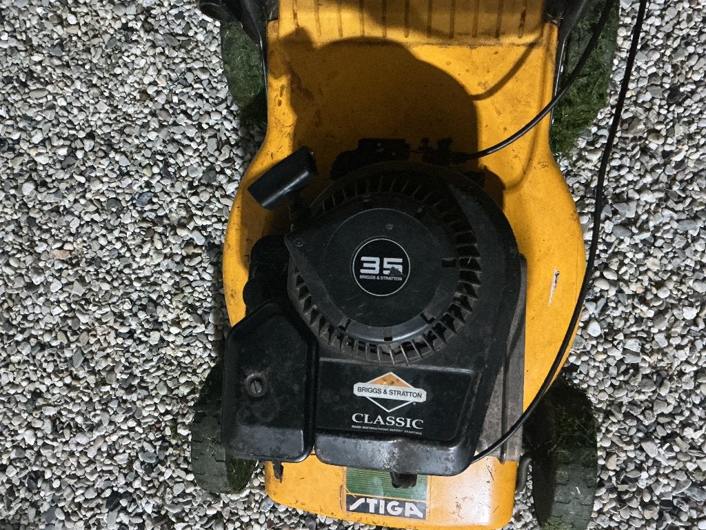 Stiga 35 classic grasmaaier, Ophalen, Cirkelmaaier, Gebruikt, Stiga