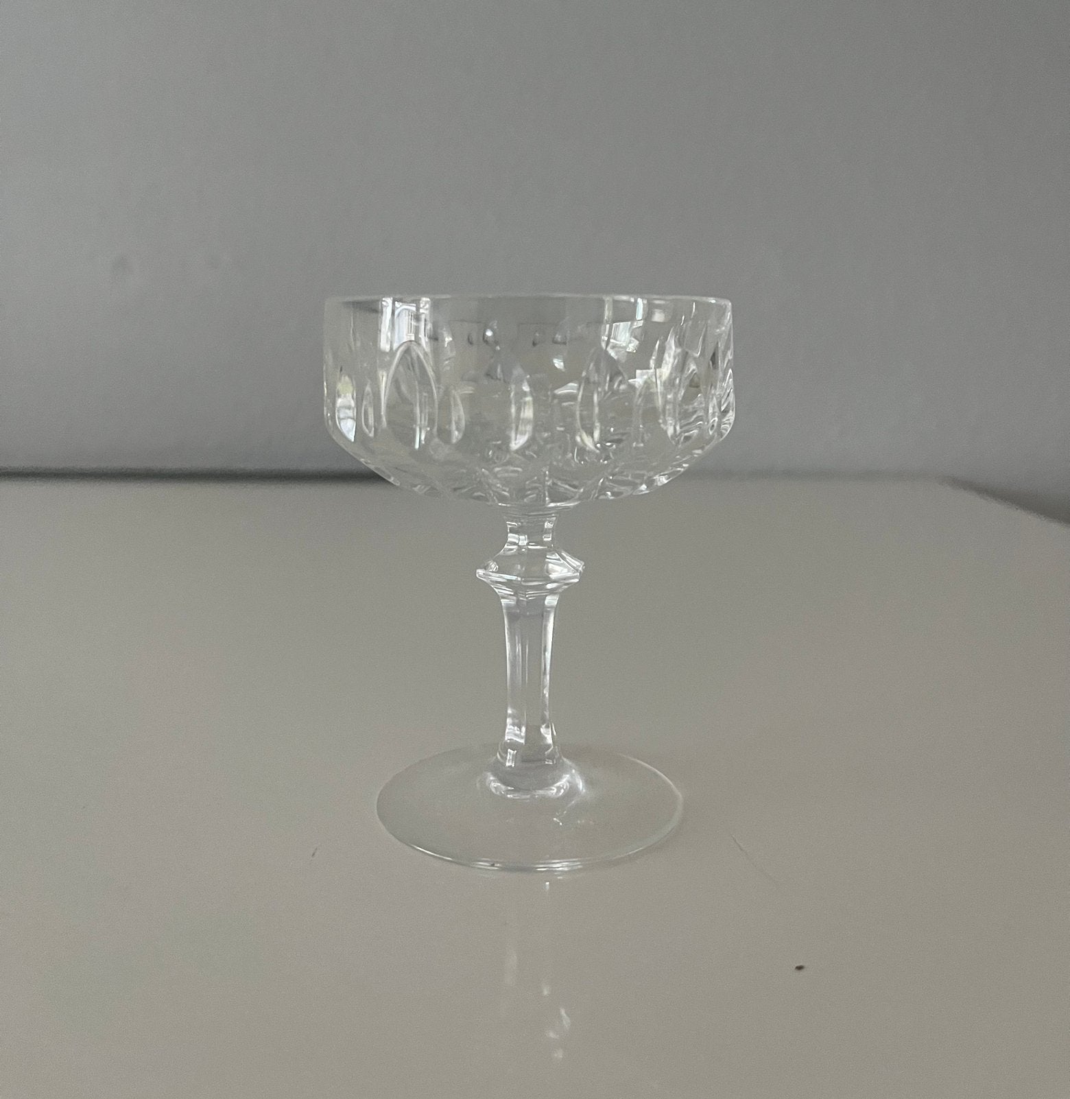 3 stuks Likeurcoupes kristal, Verzamelen, Ophalen, Zo goed als nieuw, Overige typen