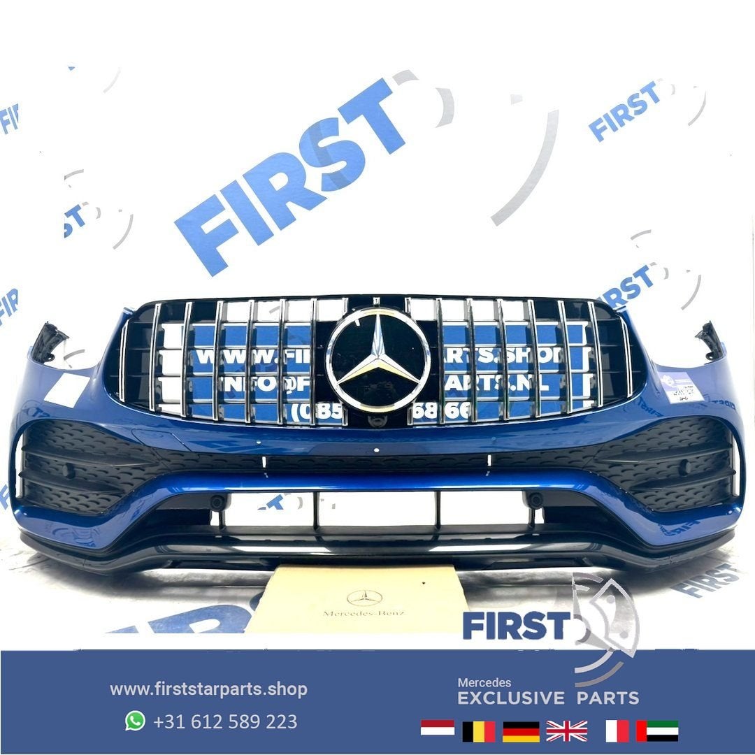 W253 GLC AMG FACELIFT VOORBUMPER Mercedes 2018-2022 BUMPER B, Gebruikt, -, Voor, Ophalen of Verzenden