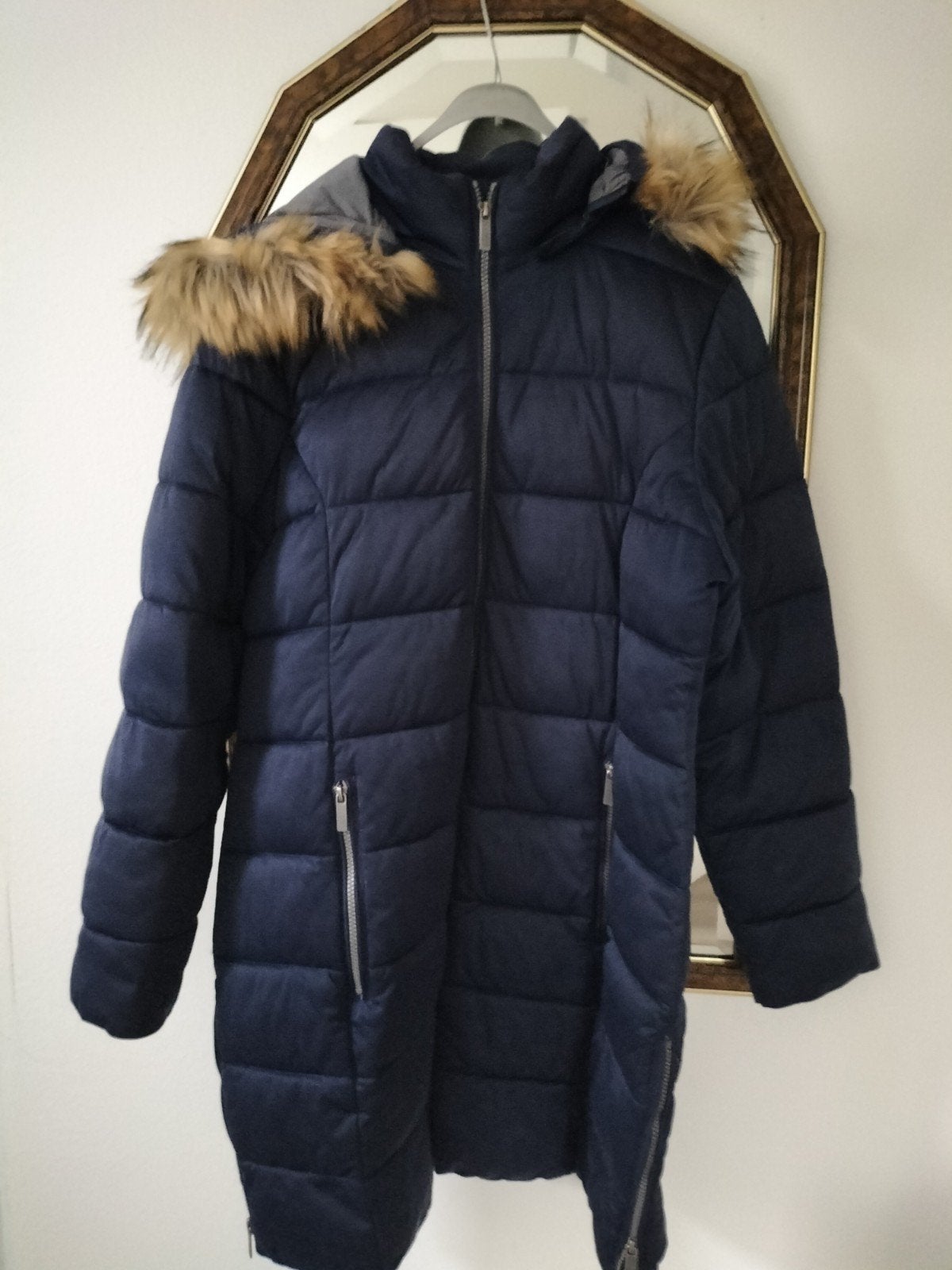 Etage winterjas (42), Blauw, Ophalen of Verzenden, Gedragen, Etage