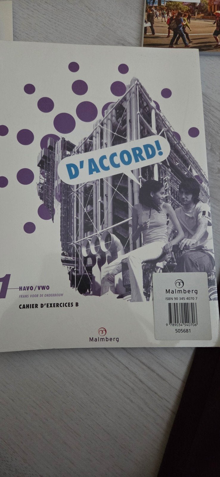 D'ACCORD! Frans HAVO/VWO Cahier d'exercices B Malmberg, Boeken, Frans, Non-fictie, Malmberg, Ophalen of Verzenden