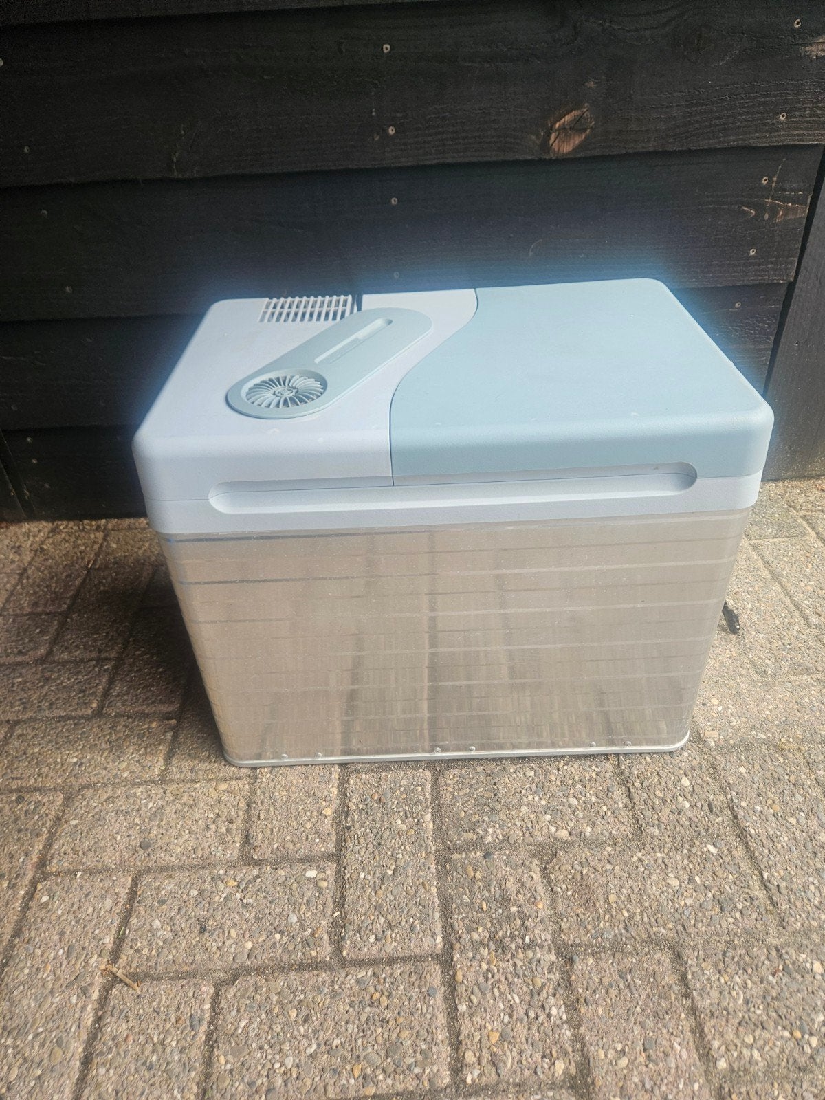 Mobicool aluminium koelbox 40L, Caravans en Kamperen, Koelboxen, Ophalen, Gebruikt, Koelbox, Elektrisch