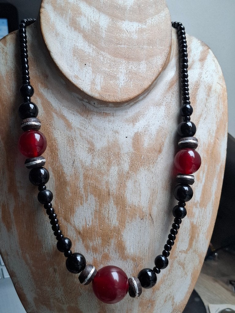 Vintage ketting, Ophalen of Verzenden, Gebruikt, Overige kleuren, Overige materialen