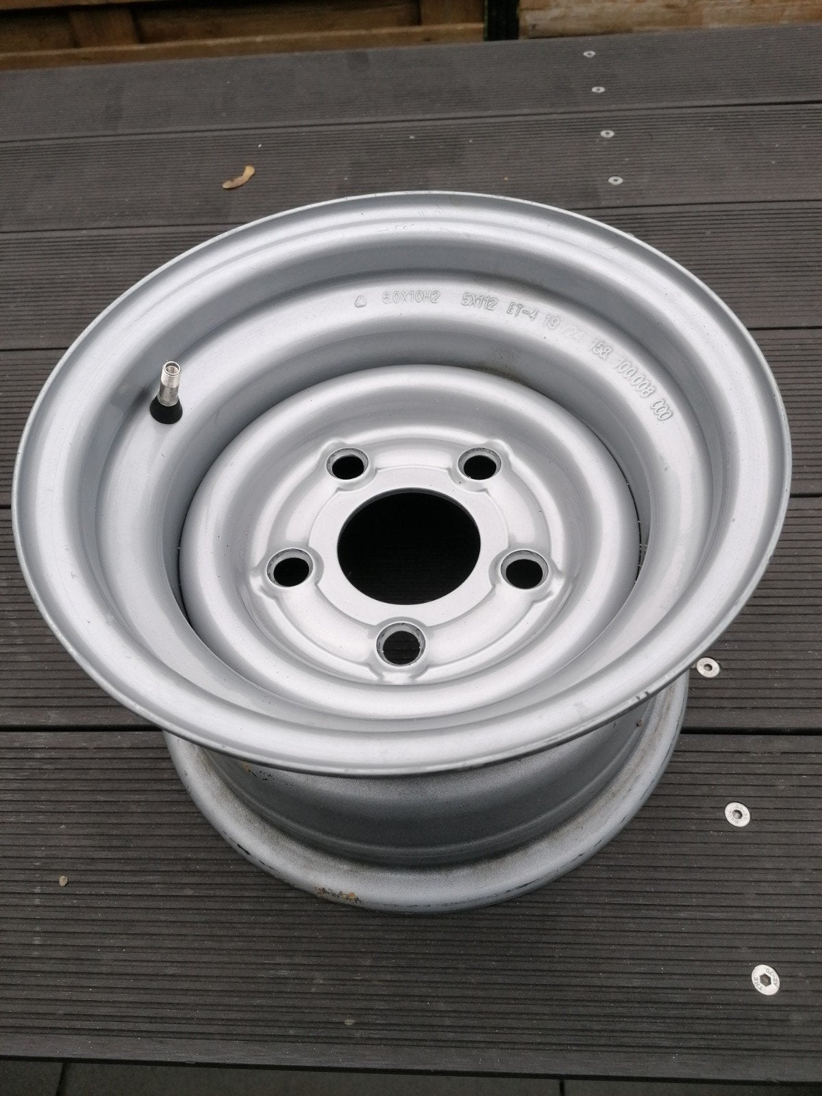 Stalen velg 6.0x10H2 5x112 ET-4, Auto diversen, Ophalen of Verzenden, Zo goed als nieuw